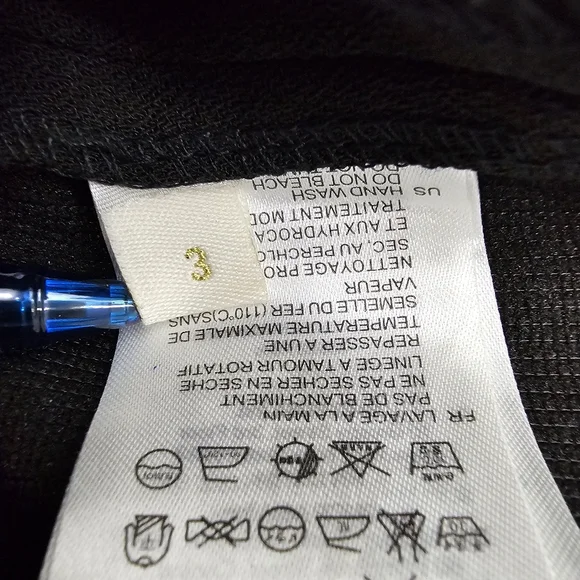 Maje Ravelle Lace-Inset Ceep V Neck Colorblock Mini Dress Ptp 17" Sz 3 UK / L US - Picture 16 of 16